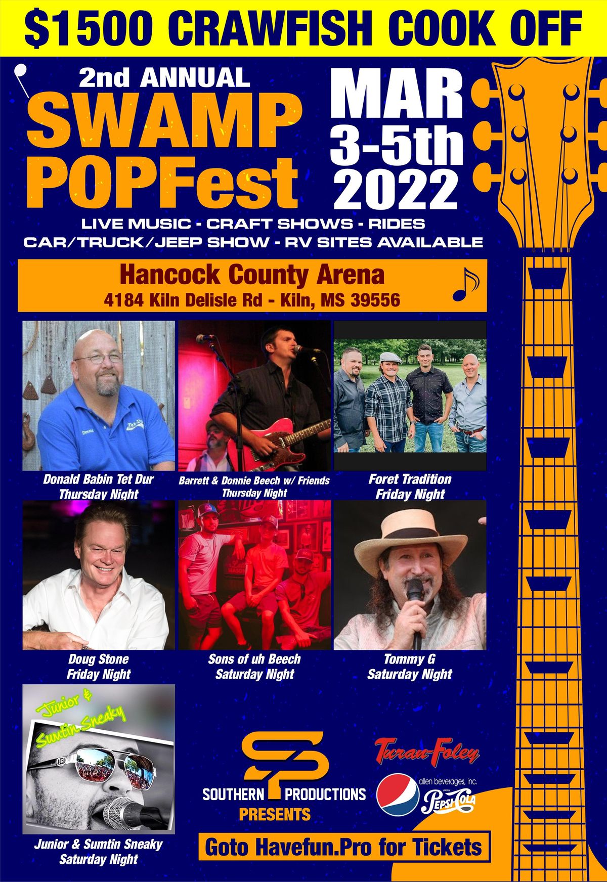 SOUTH MISSISSIPPI SWAMP POP MUSIC FEST Hancock County Fairgrounds