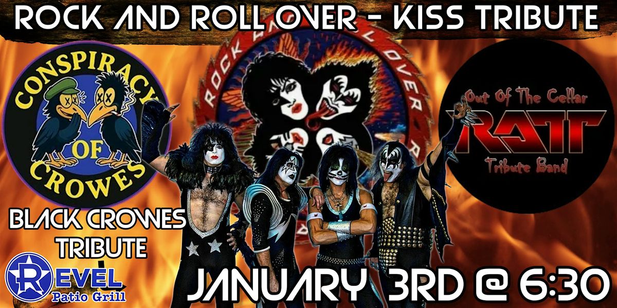 Triple Threat Rock Night: KISS, RATT, and The Black Crowes Tributes!