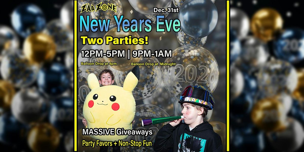 New Year's Eve Party | Zap Zone Waterford