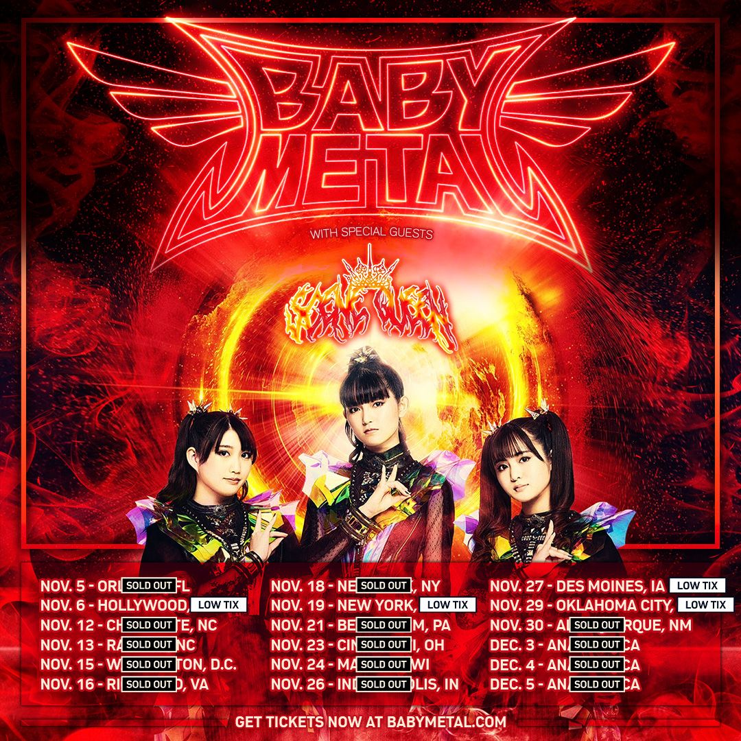 Babymetal at Truliant Amphitheater