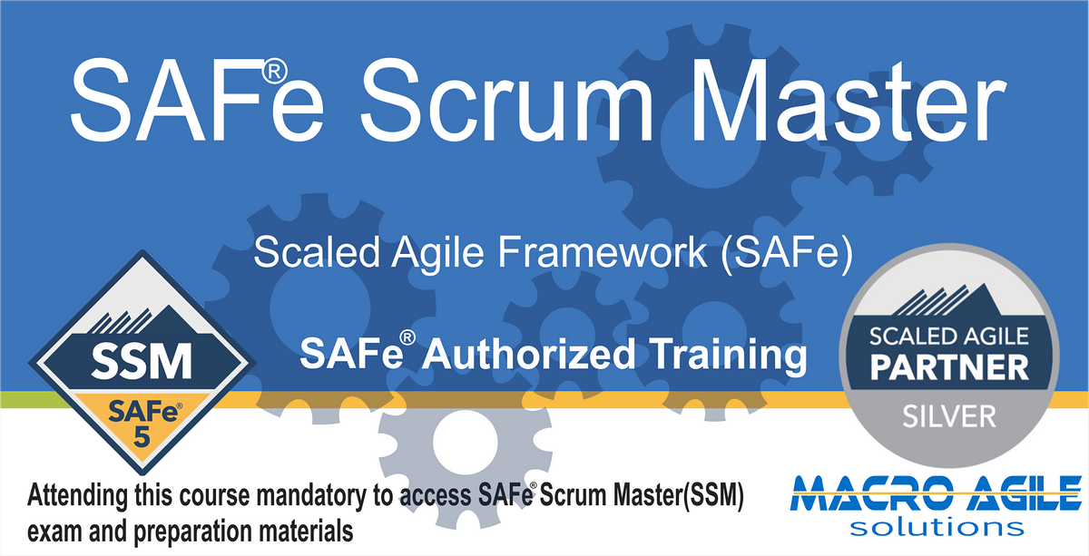 SAFe® Scrum Master with SAFe® 5.1 Scrum Master CertificationVirtual