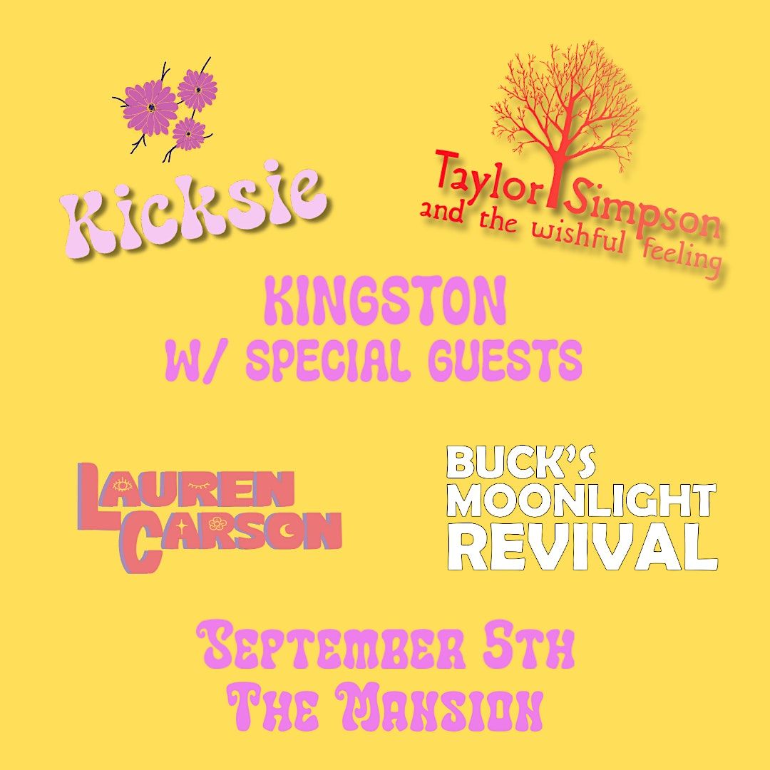 Kicksie, Taylor, Lauren Carson, Bucks Moonlight Revival - ONTOURIO