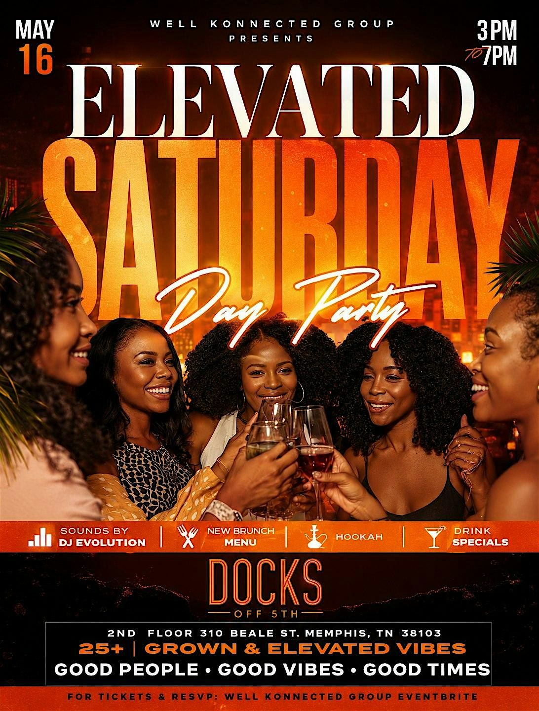 Elevate Saturdays | Day Party Experience by Well Konnected Group