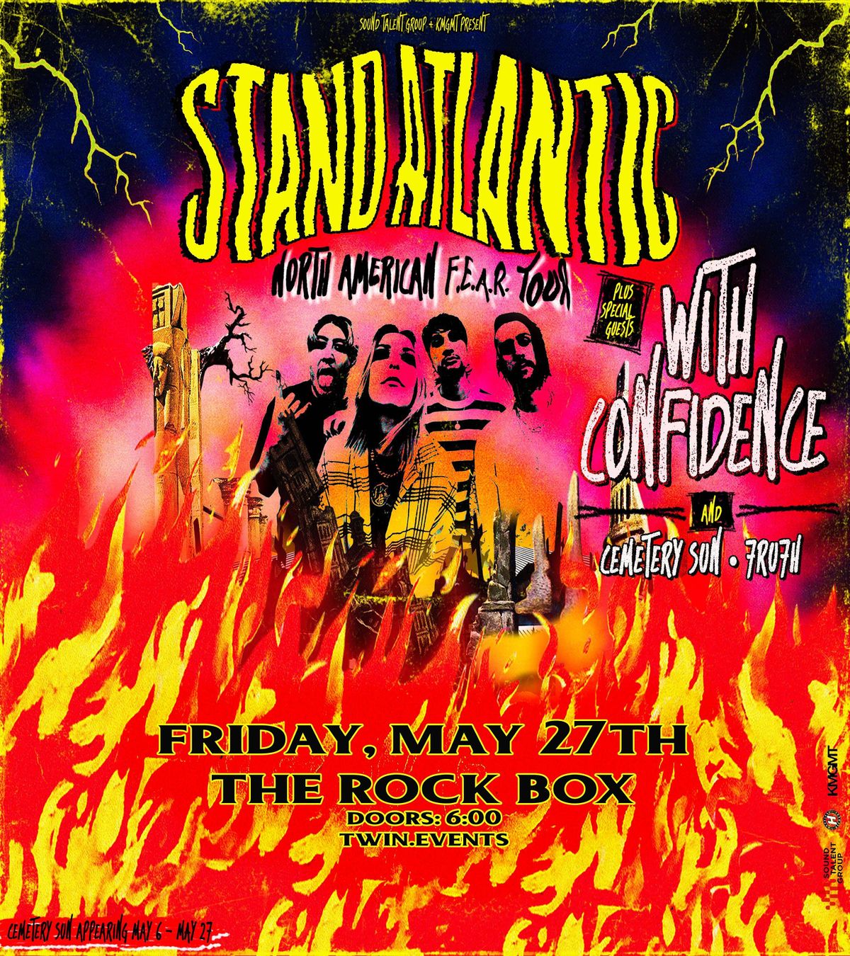 Stand Atlantic The Rock Box, San Antonio, TX May 27, 2022