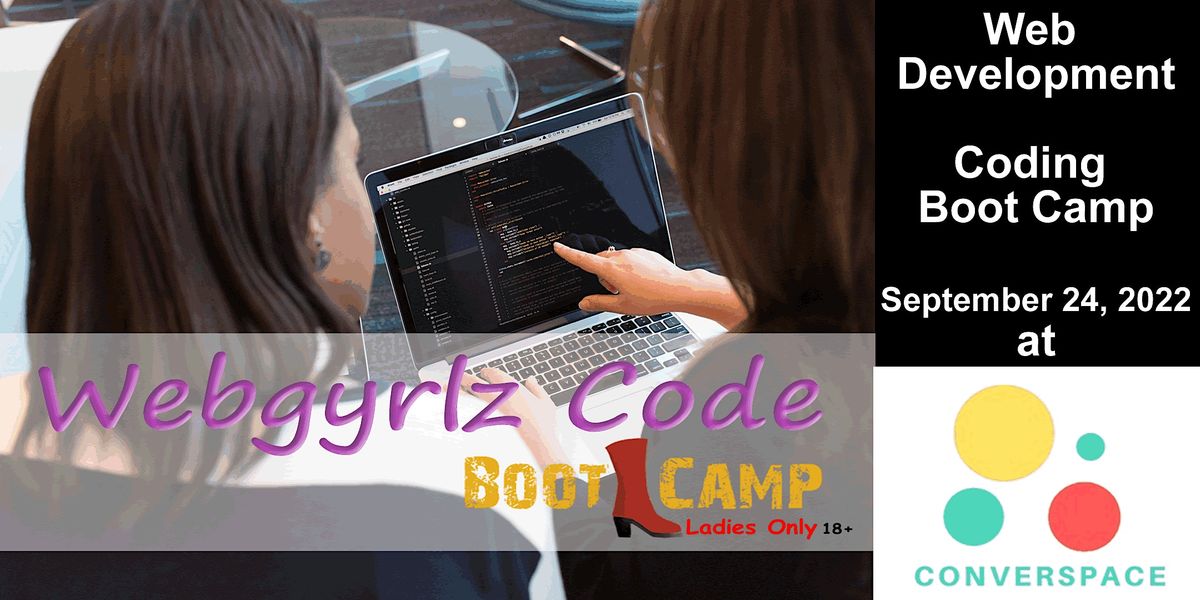 Fall 2022 Web Development Coding Boot Camp Ladies Only