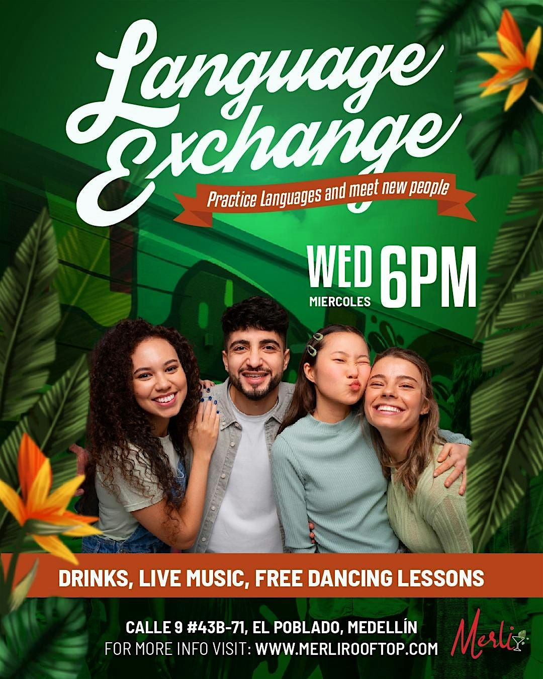Free  Games Night and Lenguage Exchange Medell\u00edn