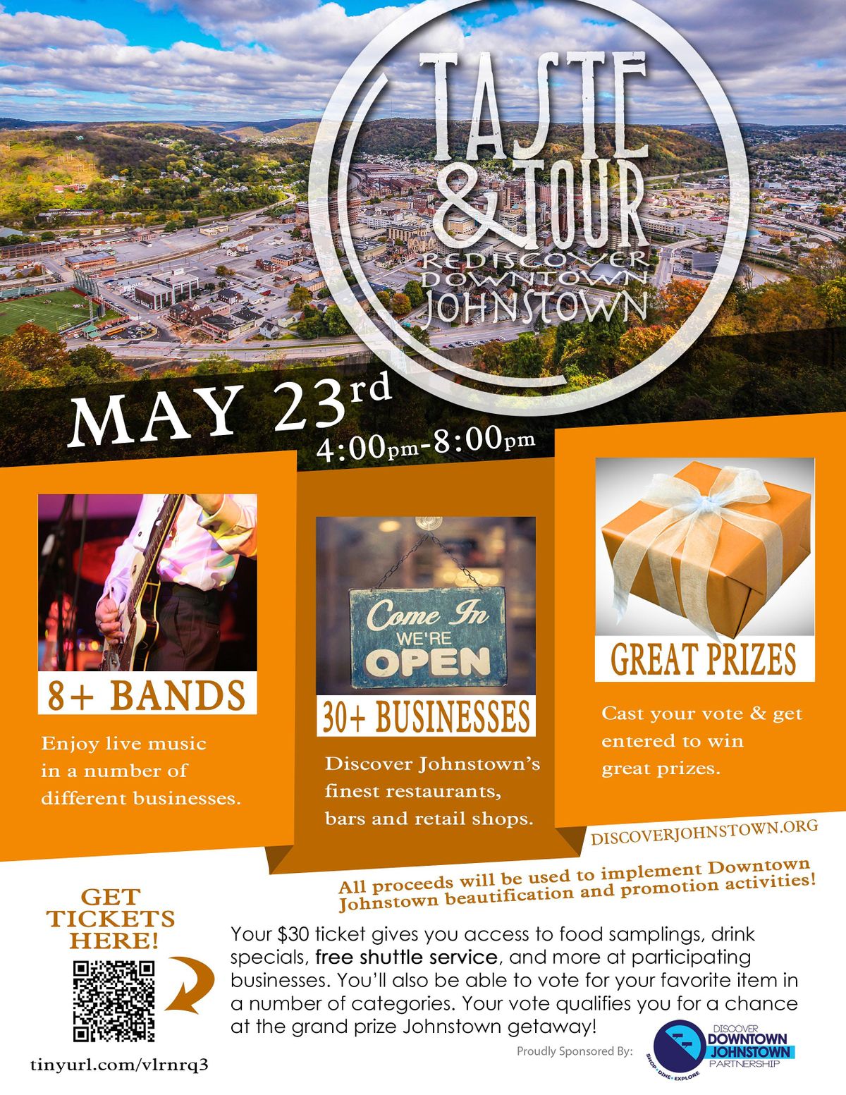 Taste & Tour 2022 Rediscover Downtown Johnstown Historic Downtown