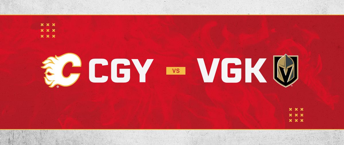 Parking Vegas Golden Knights at Calgary Flames