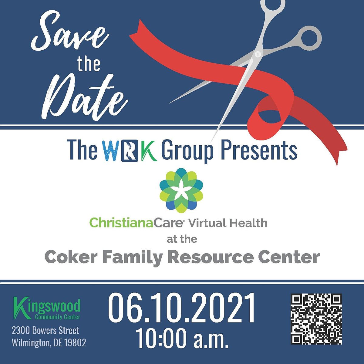 Christianacare At The Coker Family Resource Center Ribbon Cutting Event Kingswood Community Center Wilmington De June 10 21