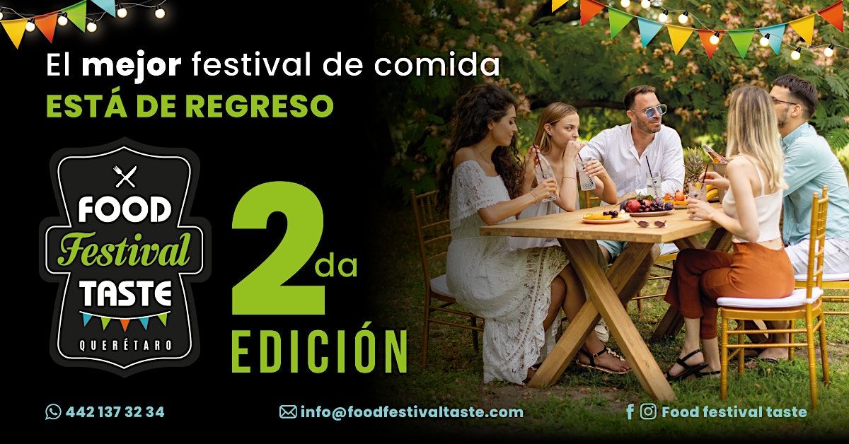 Food Festival Taste 2023 Segunda Edici\u00f3n