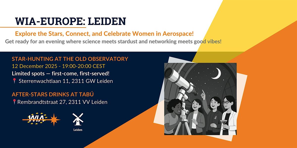 WIA-E Leiden: Guided Tour Old Observatory Leiden and After-Stars Drinks