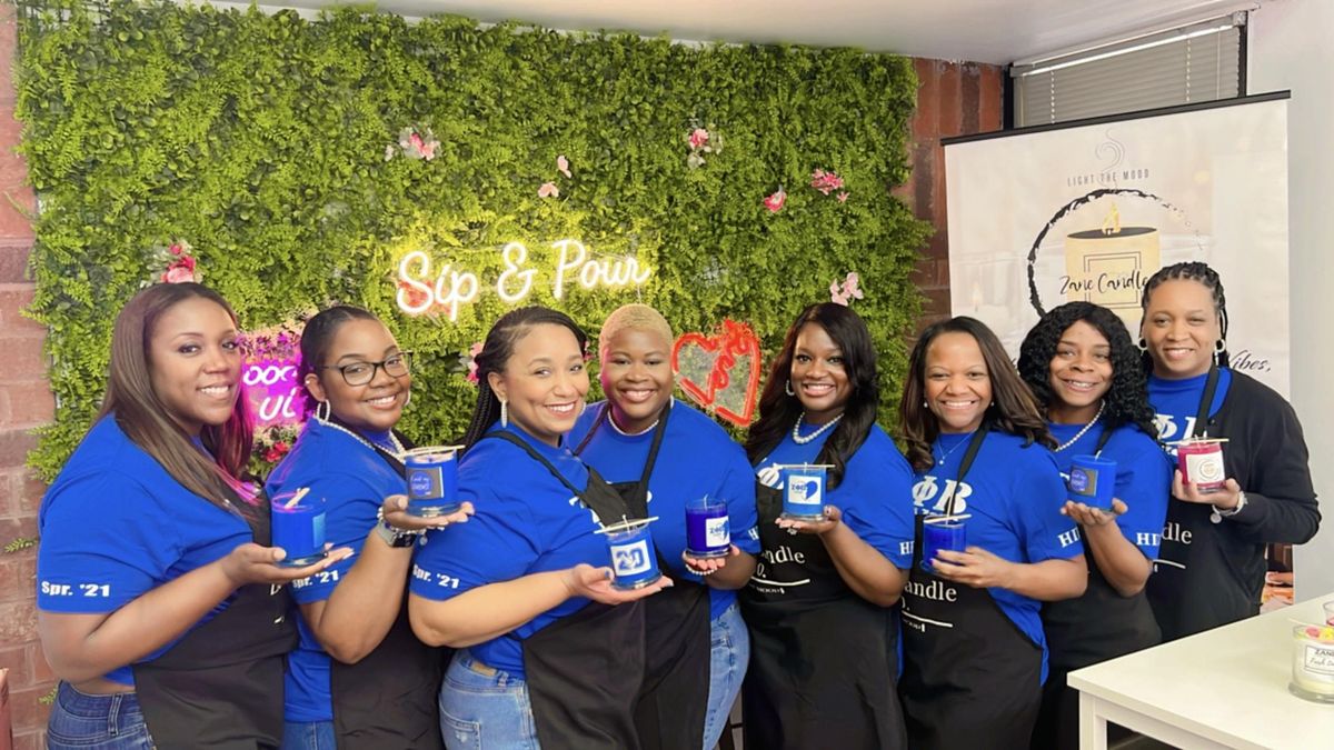 ATL Candle Making Class Pink Boss University, Atlanta, GA June 24, 2022