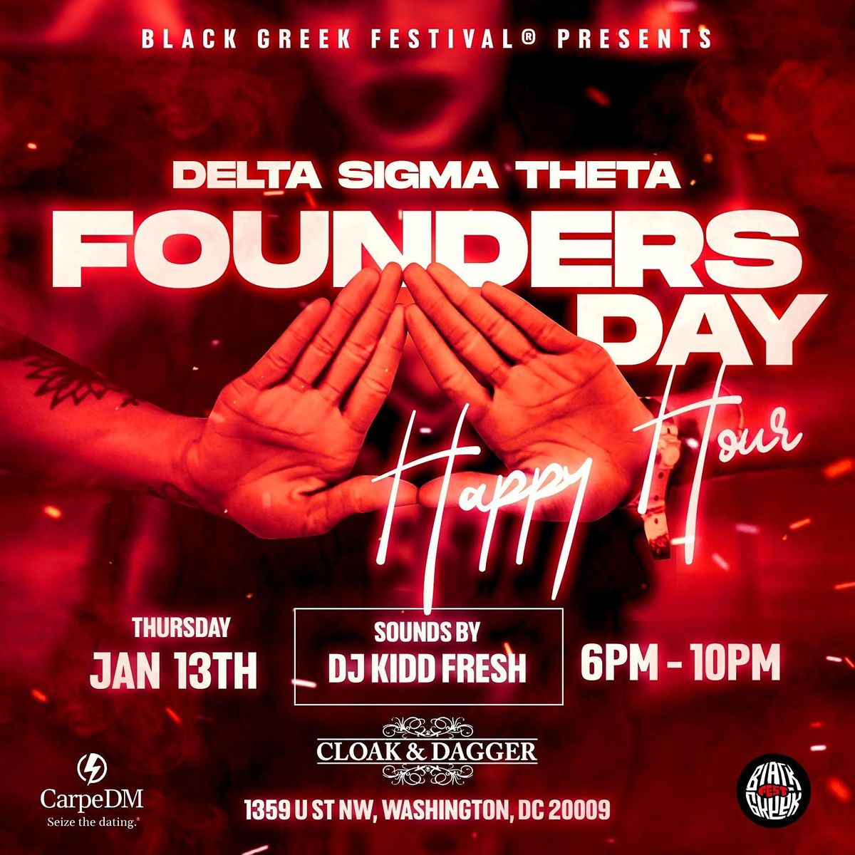 Delta Sigma Theta//Founders Day Celebration Cloak & Dagger