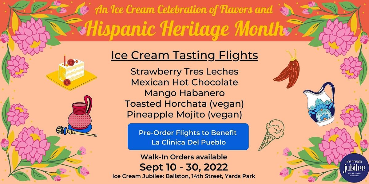 Ice Cream Tasting Flights A Celebration of Hispanic Heritage Month