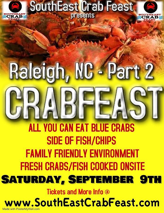 Southeast Crab Feast Raleigh (Part 2) Lake Wheeler Park, Raleigh