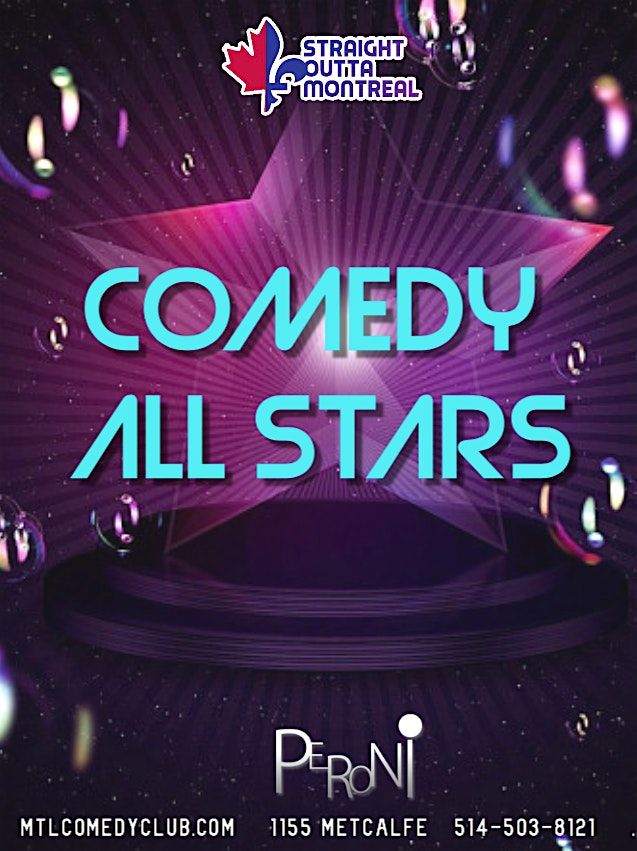 English Stand Up Comedy Show ( Saturday 9pm ) at the Montreal Comedy Club