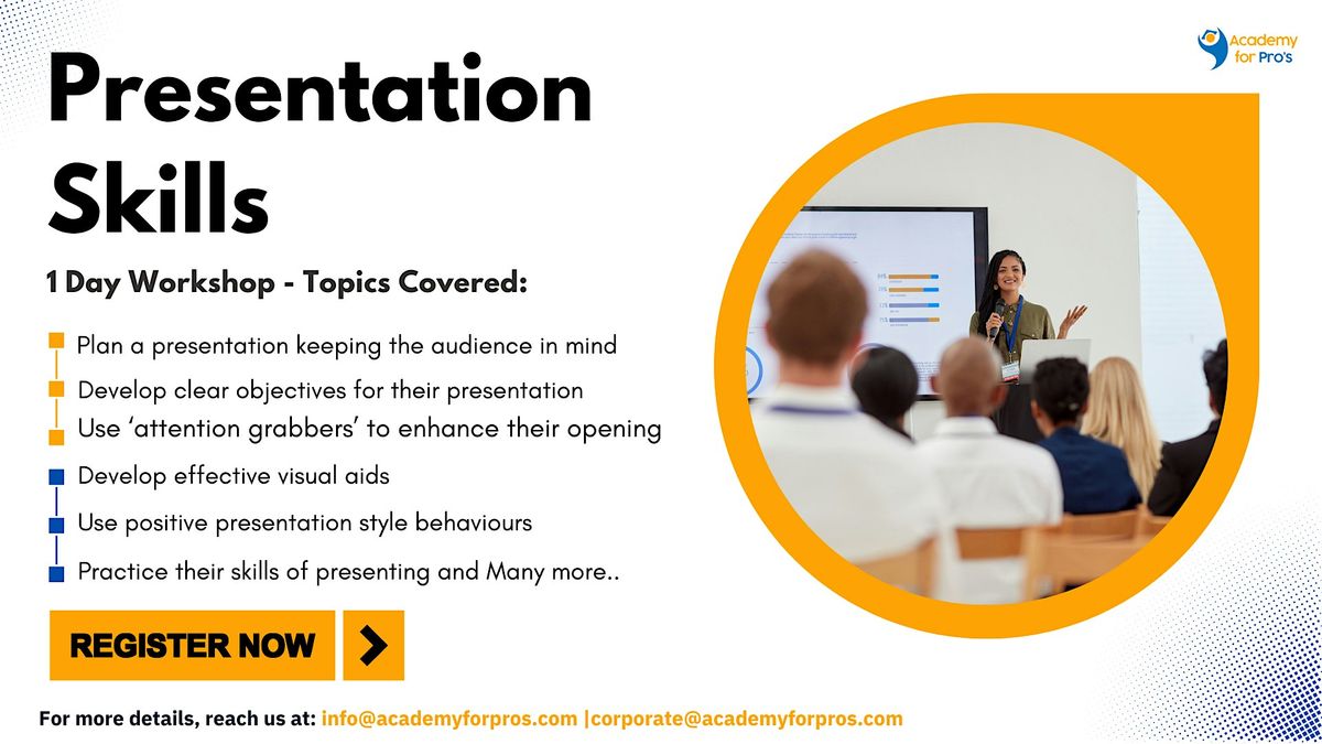 Presentation Skills 1 Day Workshop in Fort Worth, TX
