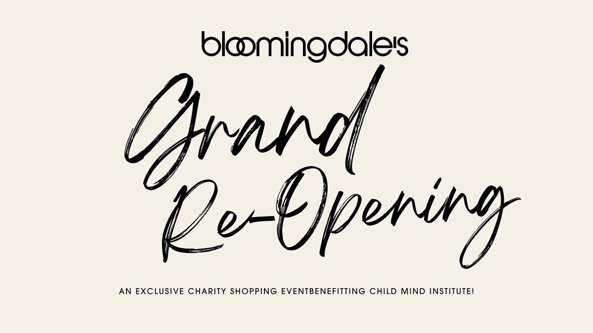 Bloomingdale's Valley Fair Grand Reopening Celebration!
