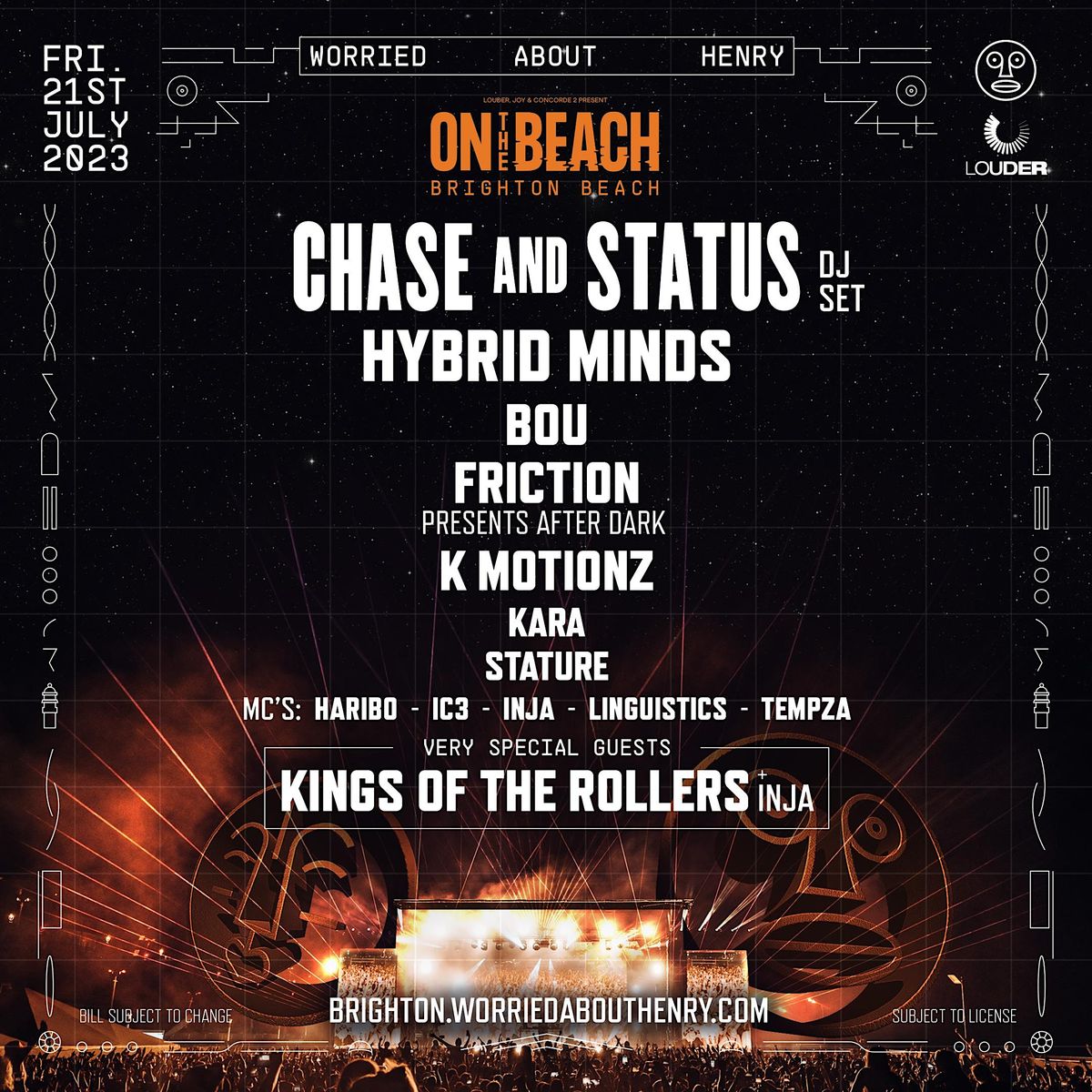 On The Beach 2023 Drum & Bass Day Brighton Brighton Beach July 21, 2023