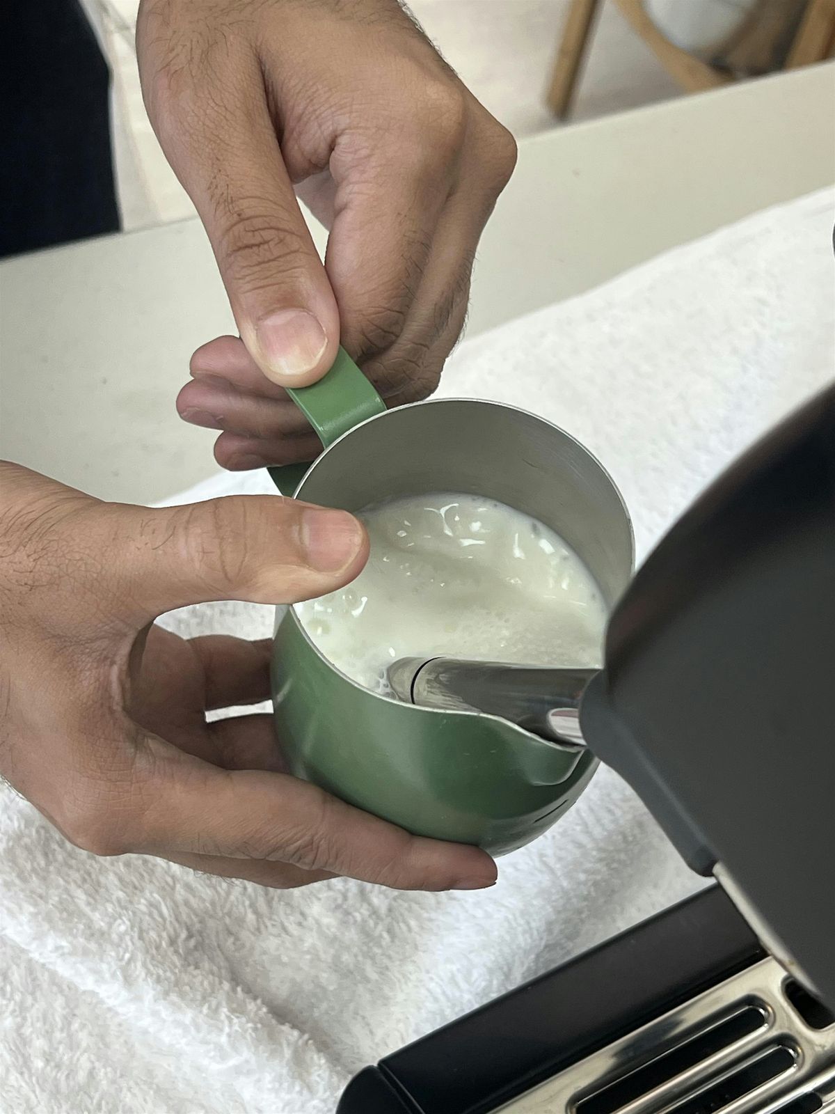Group Milk Steaming & Latte Art Class