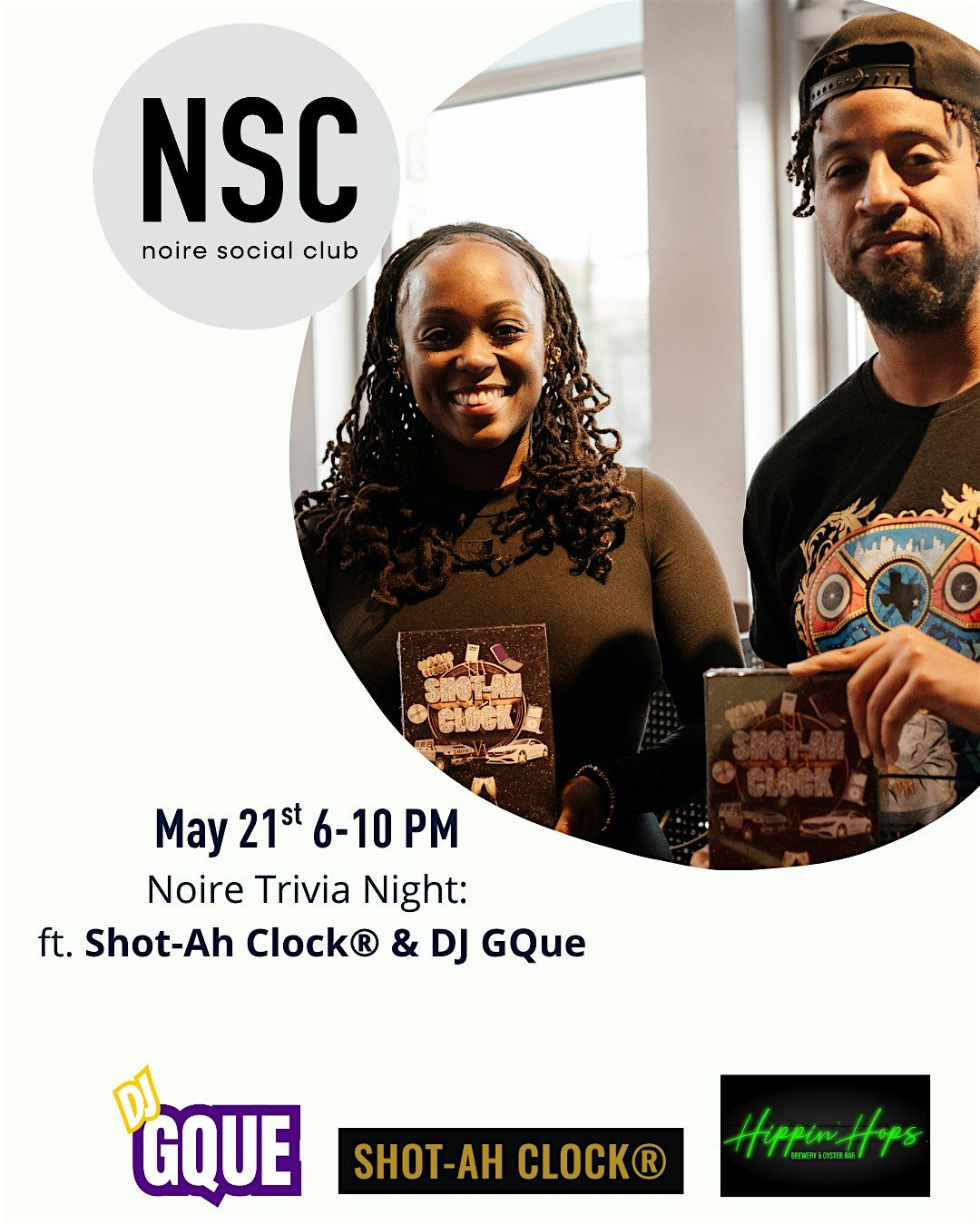 Noire Trivia Night : Shot-Ah Clock\u00ae