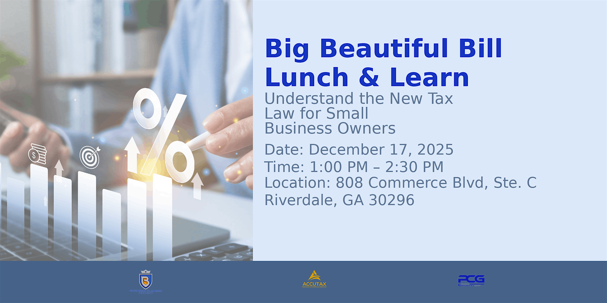 Workshop: Understanding the New Tax Bill (The Big Beautiful Bill)