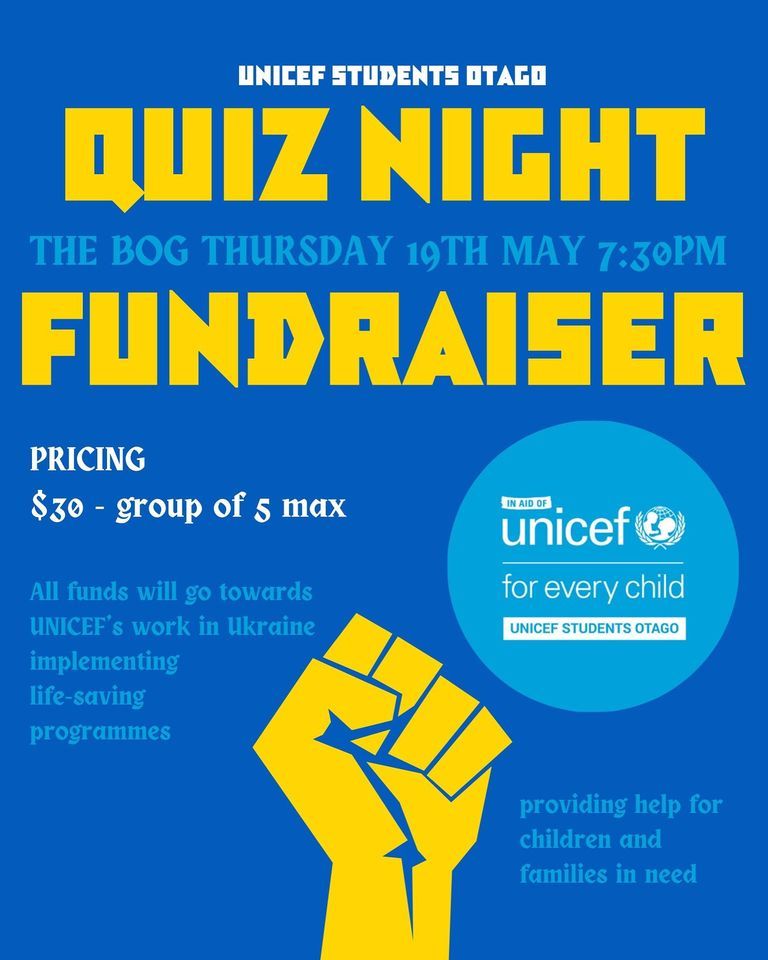 QUIZ NIGHT FUNDRAISER FOR UKRAINE