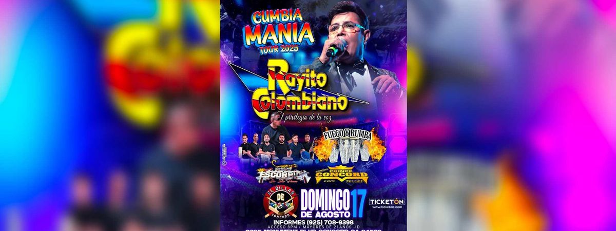 RAYITO COLOMBIANO, REY ESCORPION & MAS in Concord