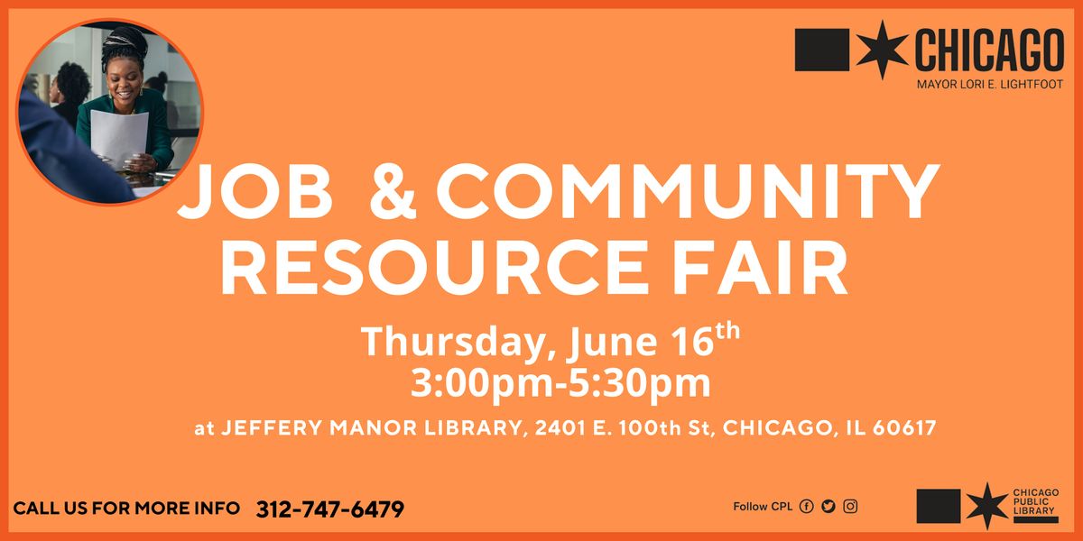 Jeffery Manor Job & Community Resource Fair