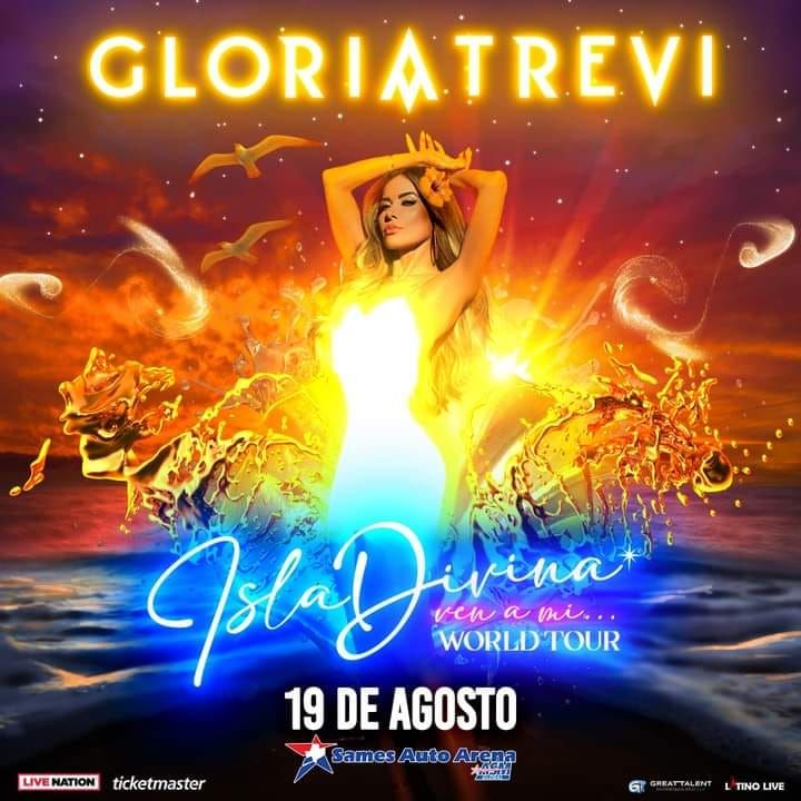 Isla Divina Tour Laredo, TX. Sames Auto Arena, Laredo, TX August 19