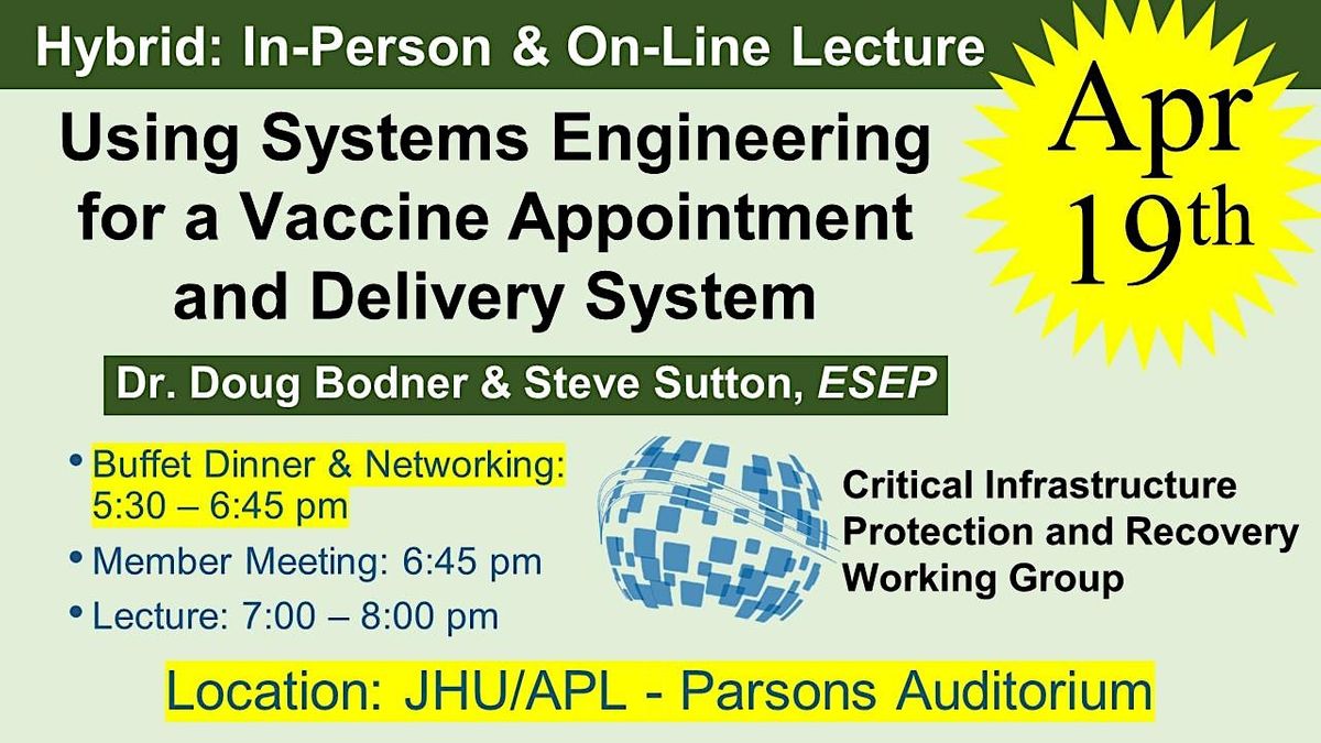 Using Systems Engineering for a Vaccine Appointment and Delivery System Johns Hopkins