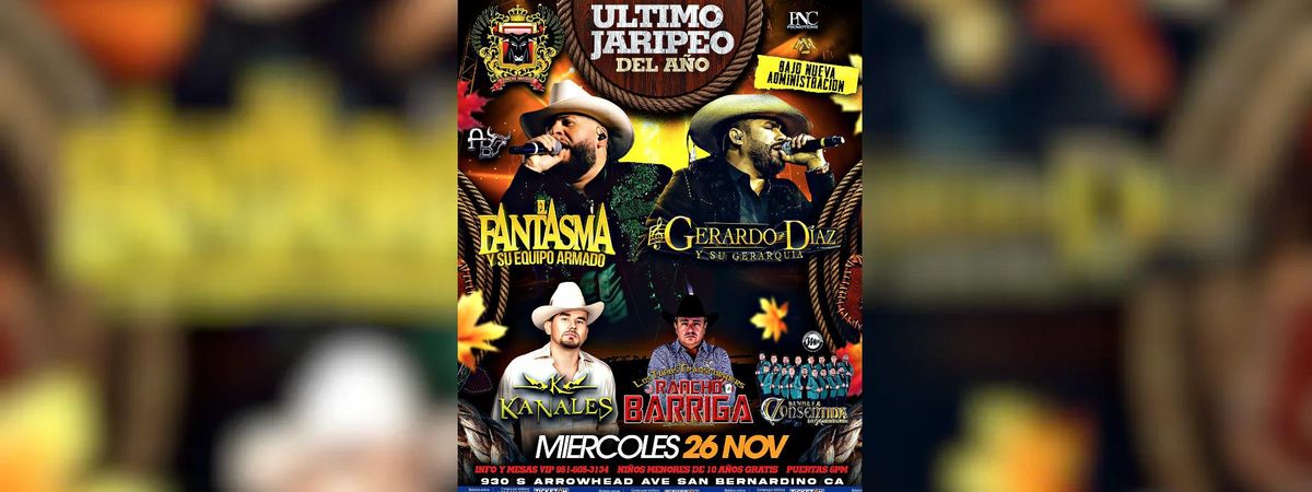 EL FANTASMA, GERARDO DIAZ, KANALES & MAS