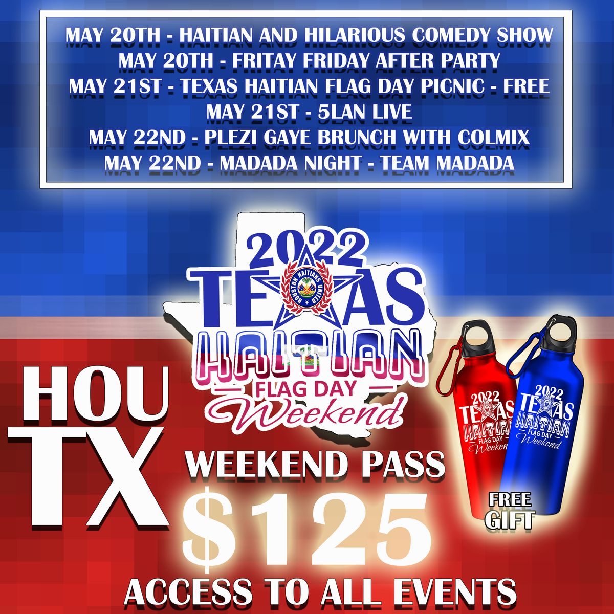 Texas Haitian Flag Day Weekend Pass