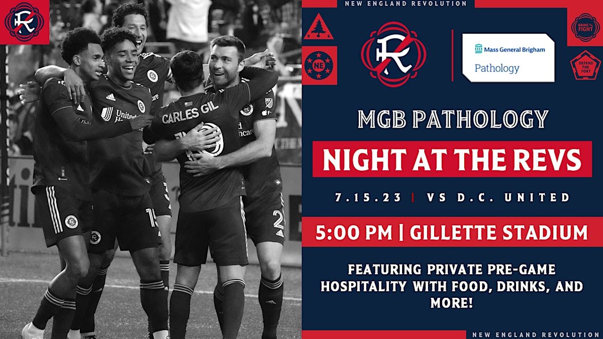 MGB Pathology Night at the Revs