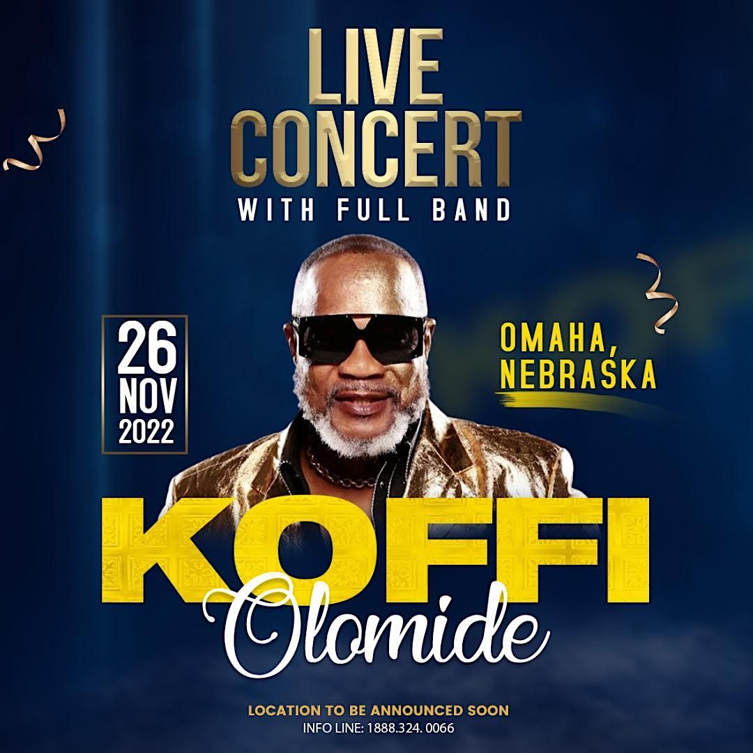 KOFFI OLOMIDE PERFORMING LIVE In Omaha Nebraska The Garden Theather KOFFI OLOMIDE PERFORMING LIVE In Omaha Nebraska The Garden Theather