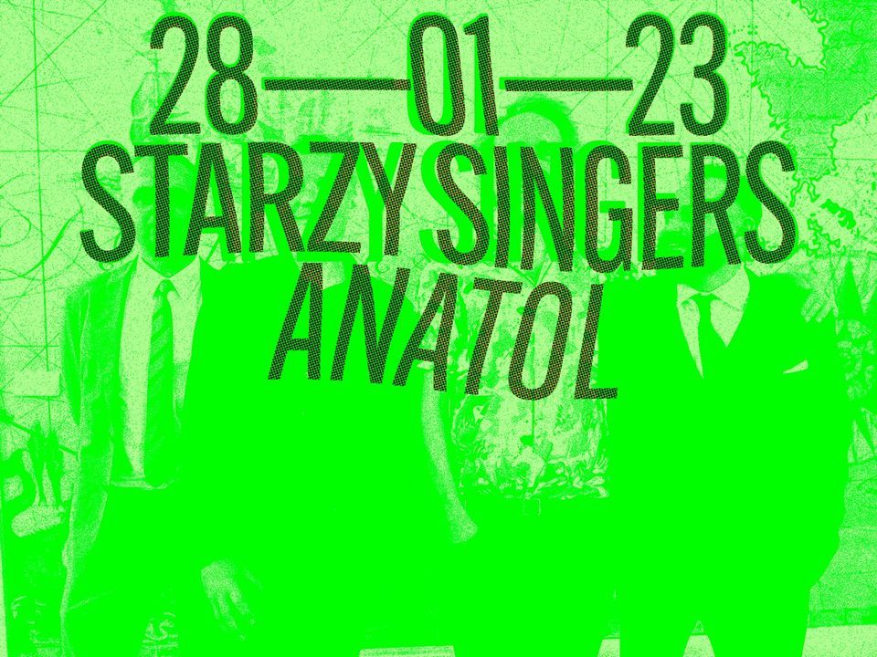 Pog\u0142os prezentuje: STARZY SINGERS + ANATOL \/\/ 28.01 \/\/ Klub Remont