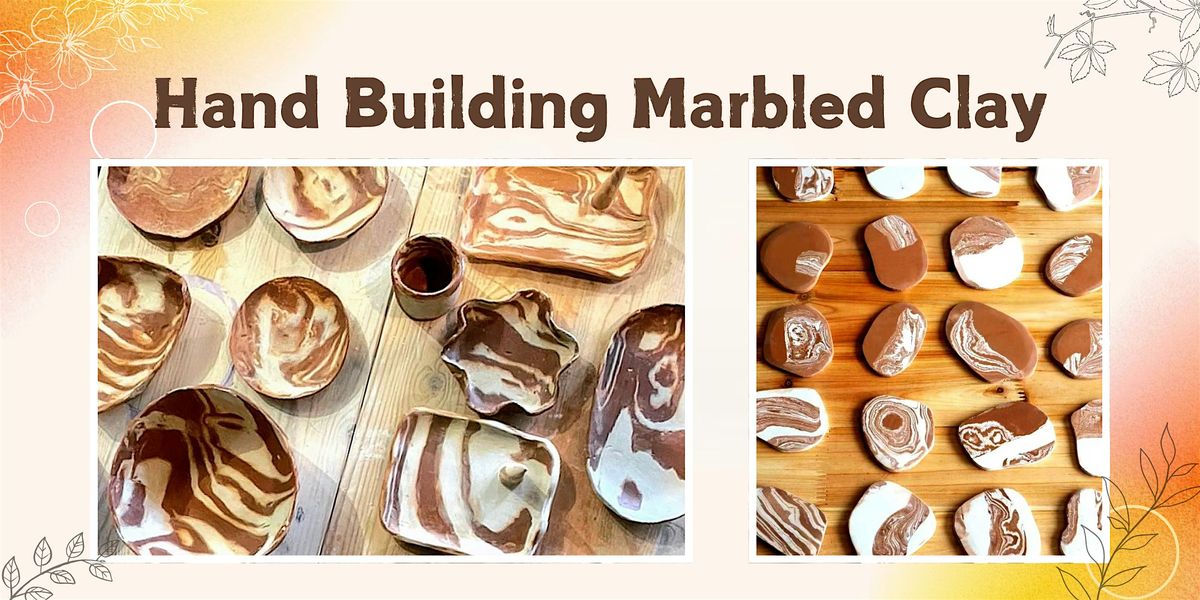 Hand Building Pottery Class: Marbled Clay