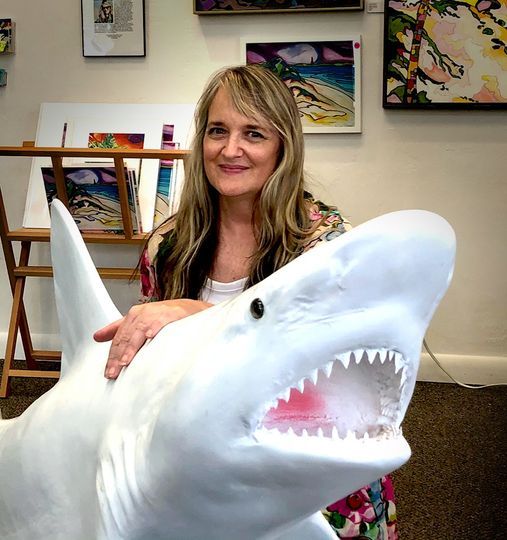 Shark Attack At The Hub Special Shark Painting Event The Hub On Canal New Smyrna Beach Fl June 5 21