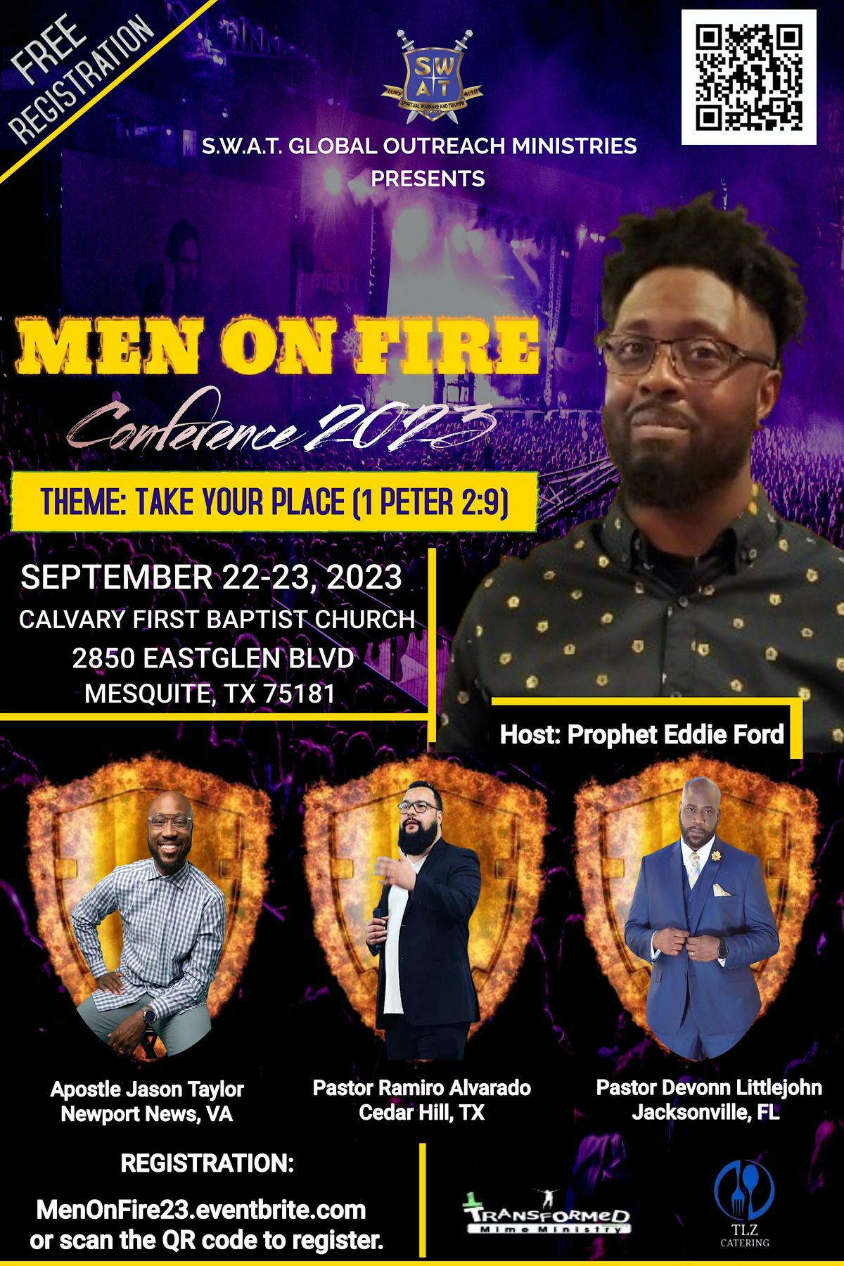 MEN ON FIRE CONFERENCE 2023 | Calvary First Baptist Church, Mesquite ...