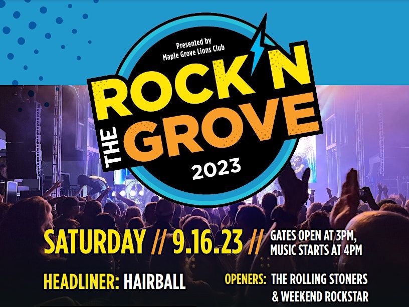 Rockn the Grove 2023 | Central Park of Maple Grove | September 16, 2023