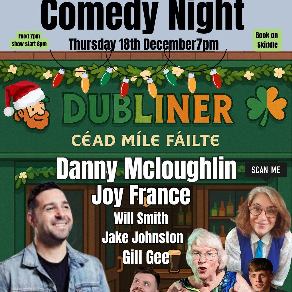 Christmas Comedy night at the Dubliner Warrington - Free pie