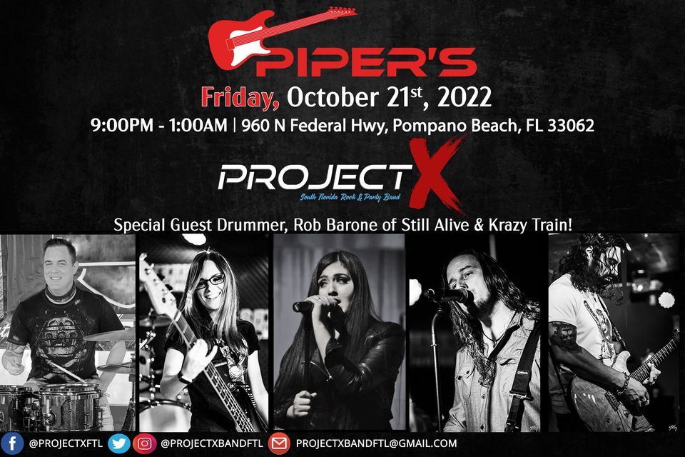 Project X At Pipers Pub Piper s Pub West Palm Beach FL October project-x-at-pipers-pub-piper-s-pub-west-palm-beach-fl-october