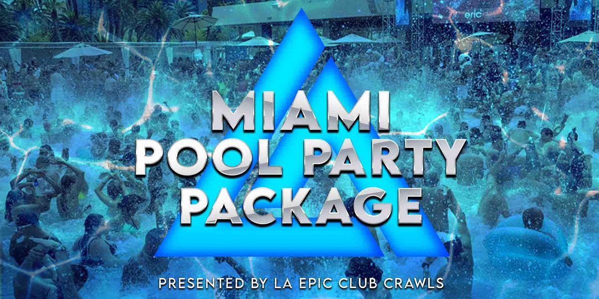 Miami Pool Party Package With Party Bus The Claremont Hotel Miami