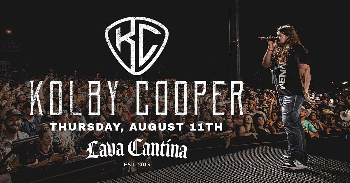 Kolby Cooper LIVE at Lava Cantina The Colony Lava Cantina, The Colony August 11, 2022