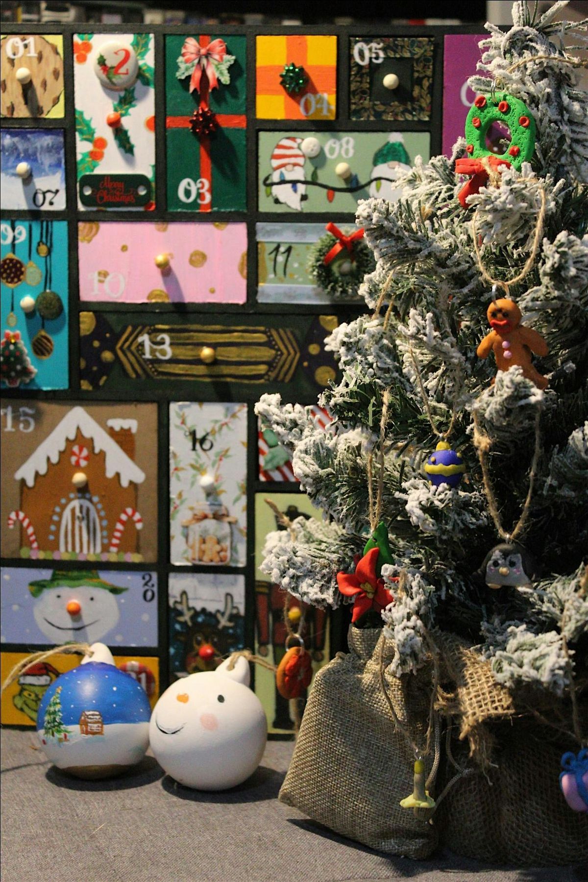 Creative Advent workshop for family festive crafting