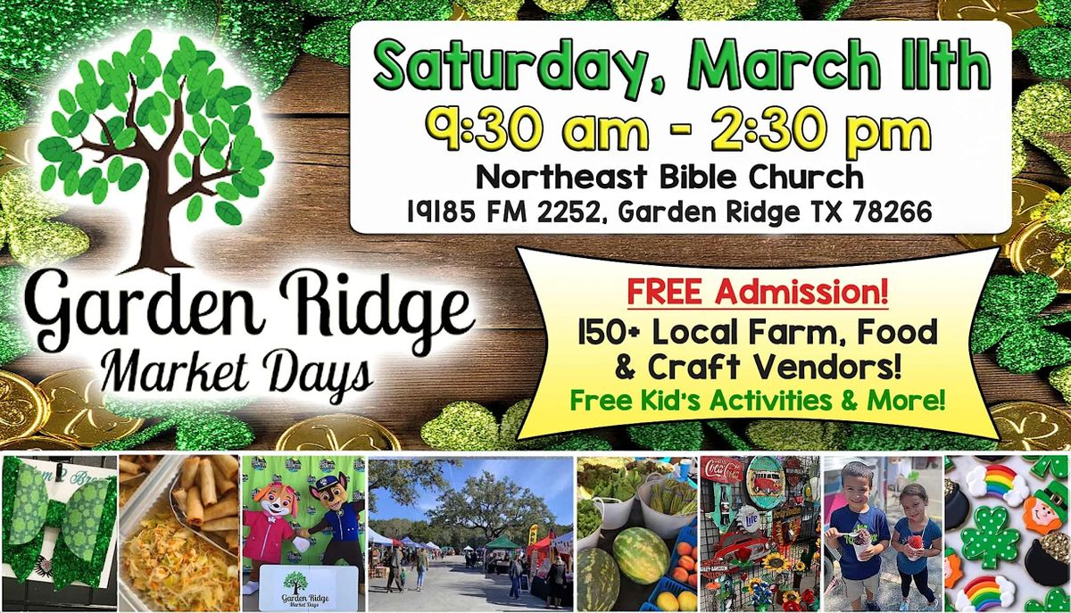 GARDEN RIDGE MARKET DAYS March 11 2023 Northeast Bible Church   Be8ca133a5d15c902297ebac23b607dabb0e7ac0ca0659f288a3e332d6031d8c Rimg W1200 H687 Gmir 