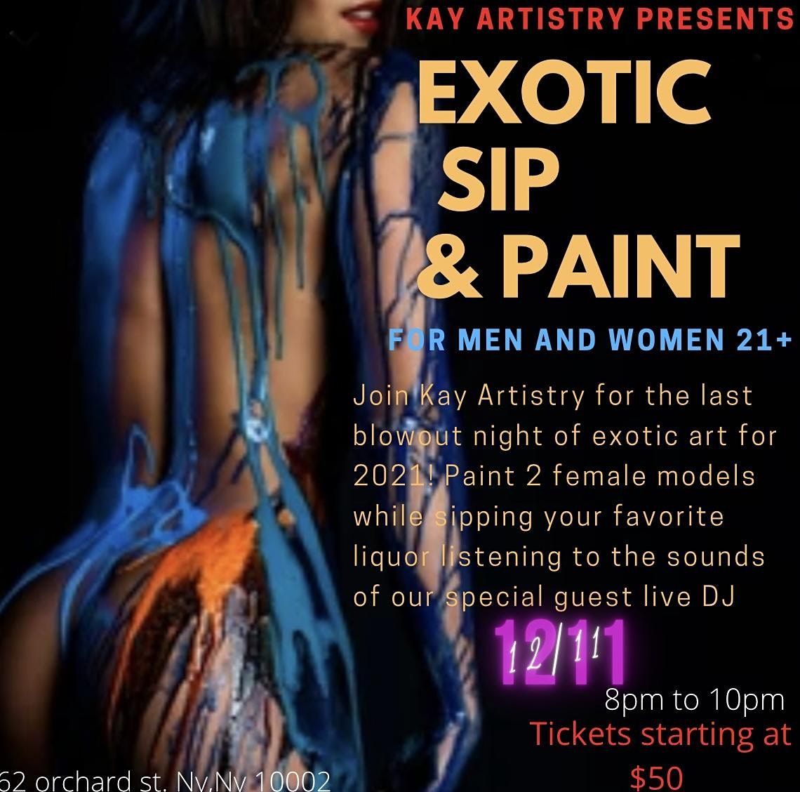 exotic sip and paint nyc