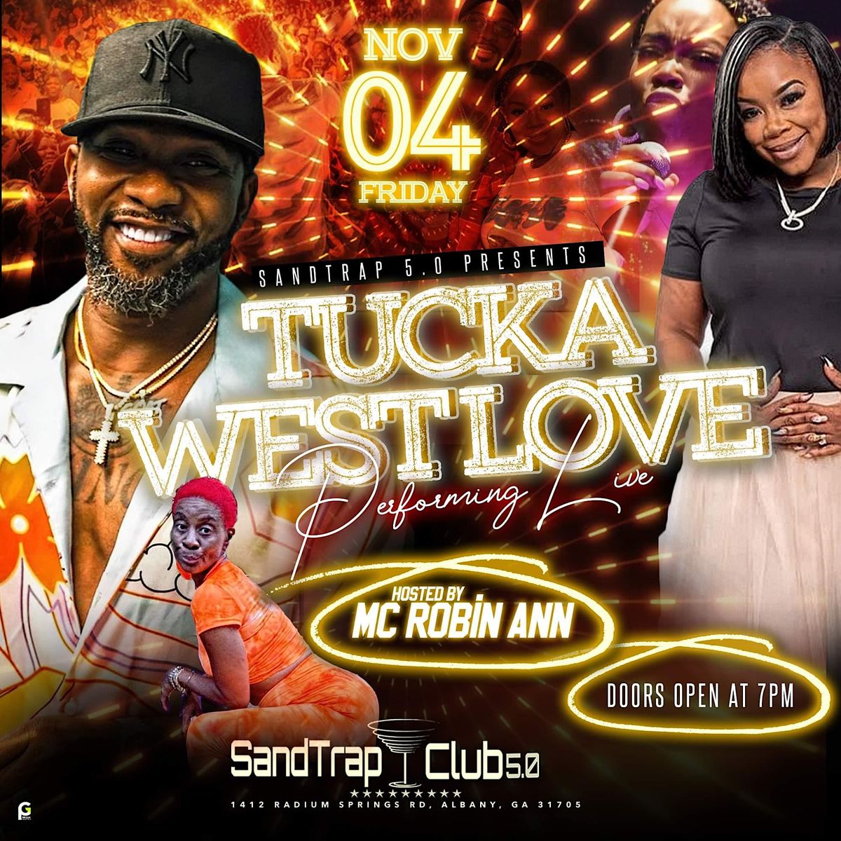 Tucka & West Love Performing LIVE!!! Hosted By: Comedian Robin Ann ...