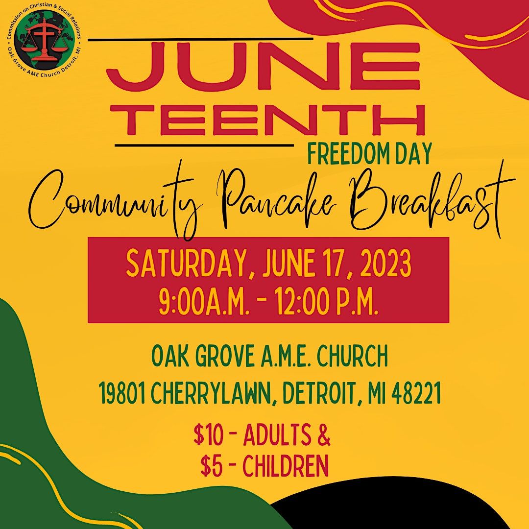 2023-juneteenth-community-pancake-breakfast-oak-grove-ame-church