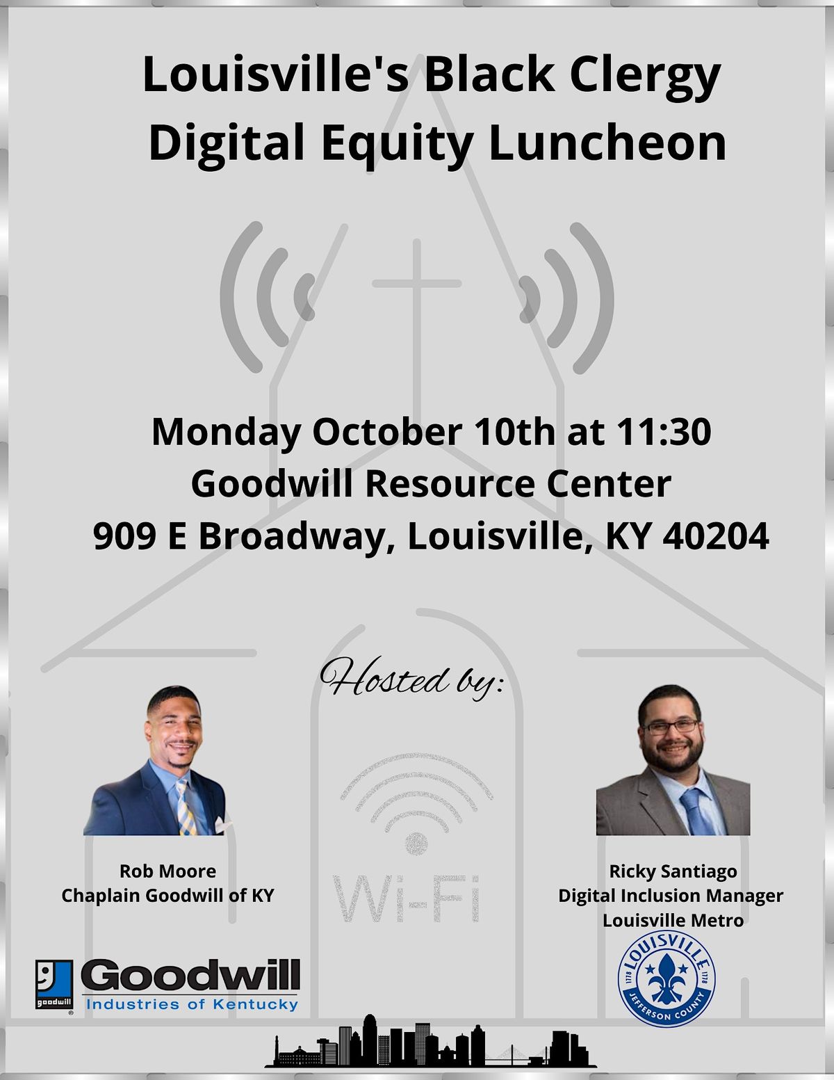 Louisvilles Black Clergy Digital Equity Luncheon Goodwill, Louisville